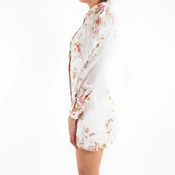 Floral Button-Up Dress - Picture 4 of 4